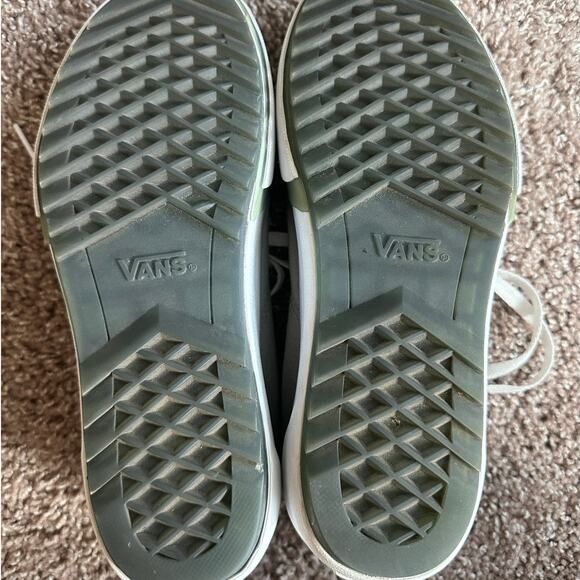 Vans Gray/Green Old Skool Platform Sneakers- 7.5M/9W - Picture 7 of 8